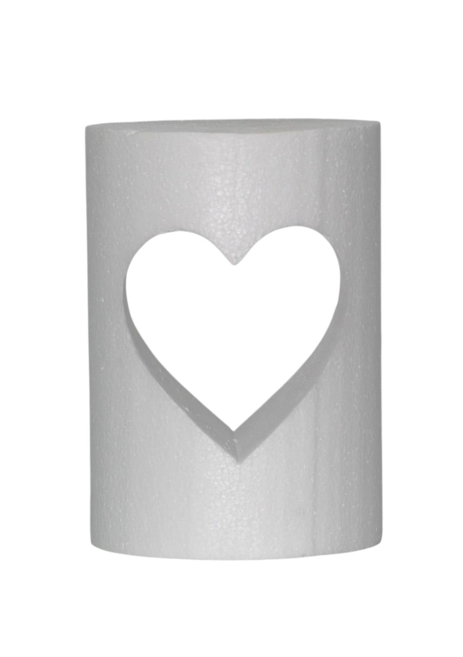 Arch Heart Shape Cake Dummy Size 6x8 inch