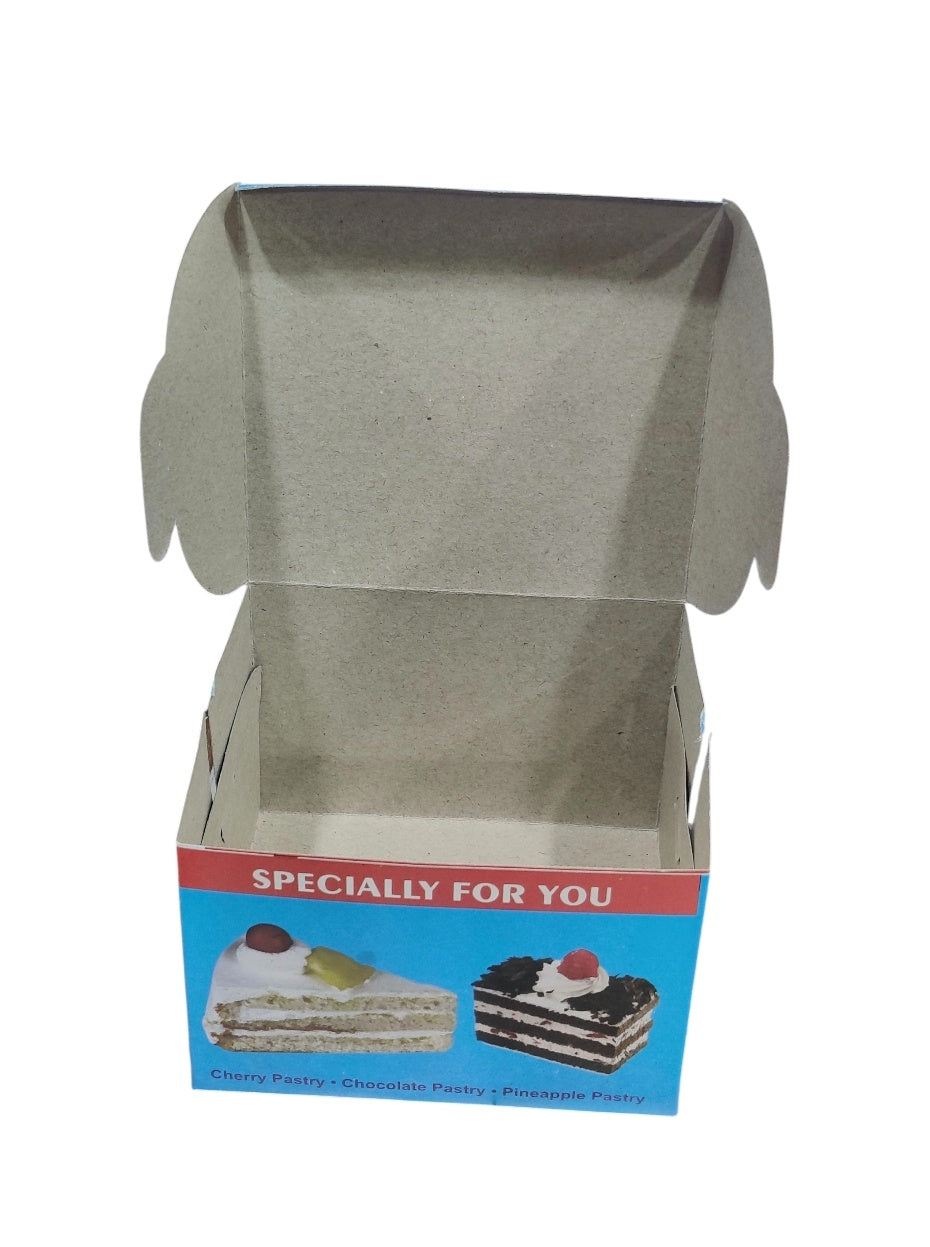 2 Pcs Pastry box size-5x3.4inch