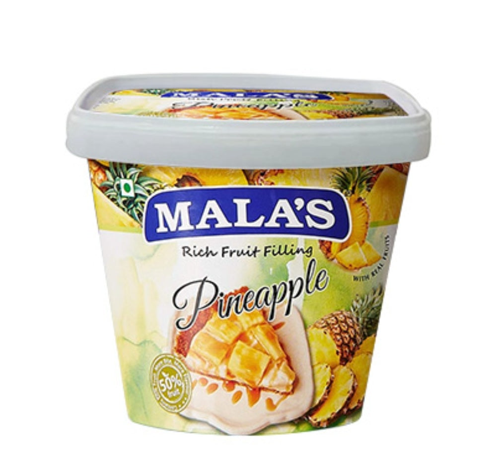 Mala's Pineapple Fruit Filling 1 kg