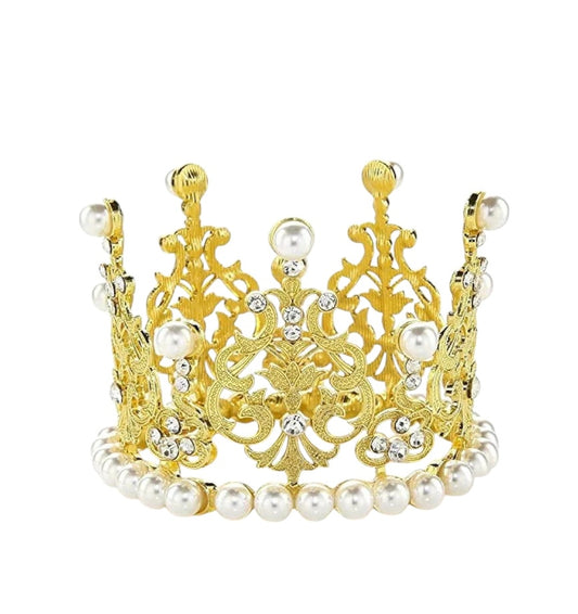 Golden Metal Medium Crown