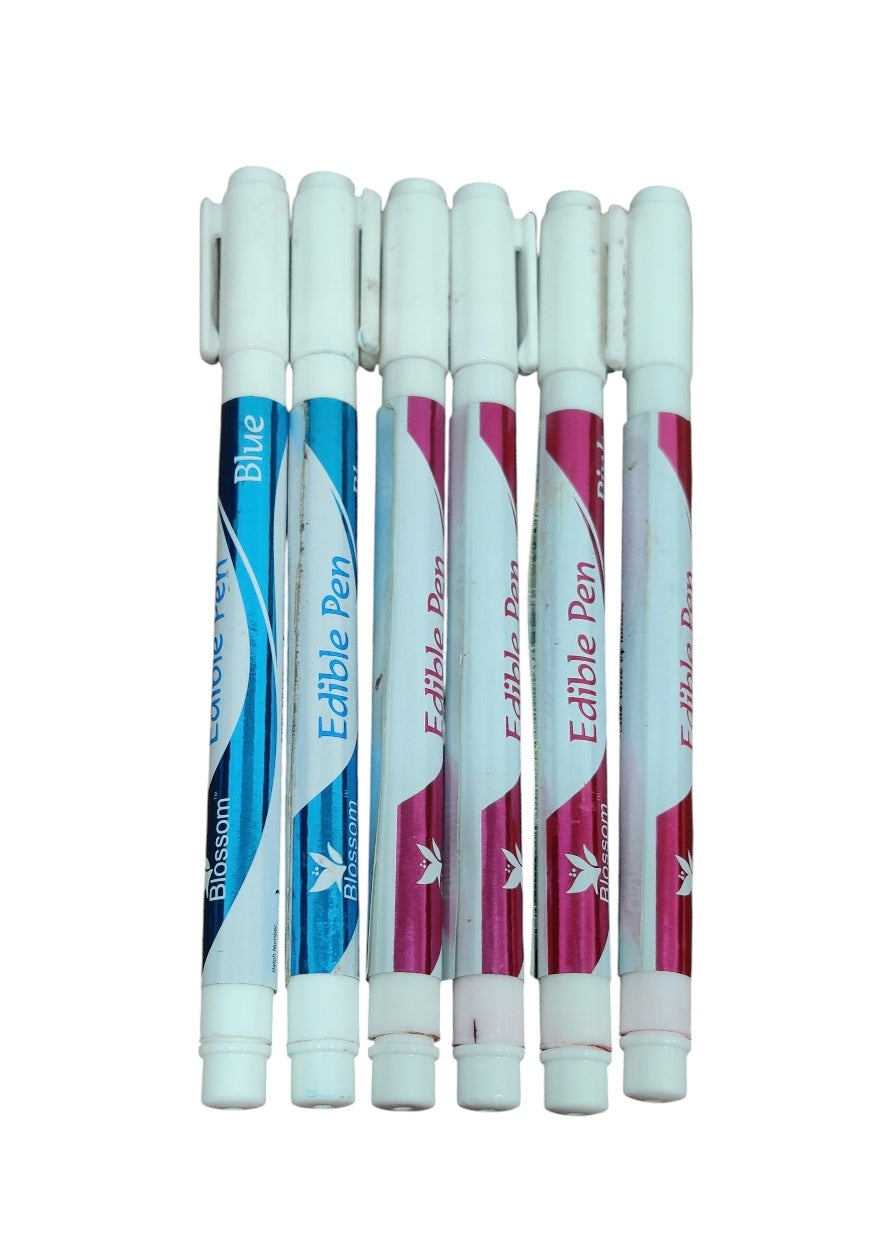 Blossom Edible Pen Pack of 6
