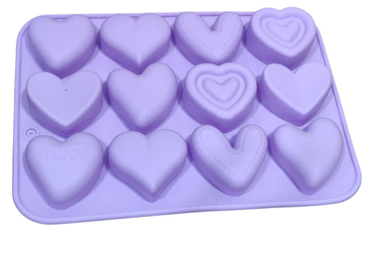 12 cavity heart Mould