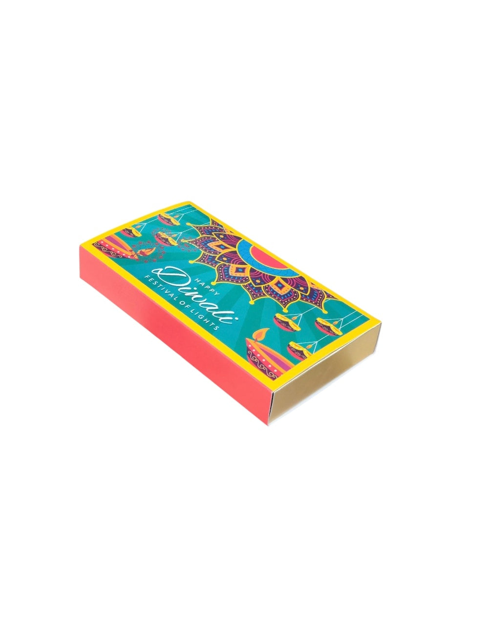 8 Cavity Slider Diwali Box For Chocolate and Brownie Size 8x4x1.5 Inch