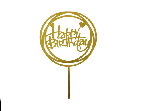 Happy birthday topper