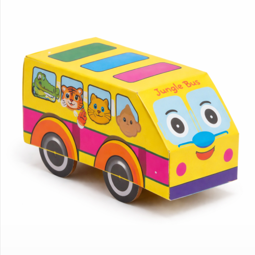 Jungle Bus Box pack of 10 Size - 1.7x2.3x1.7 inch