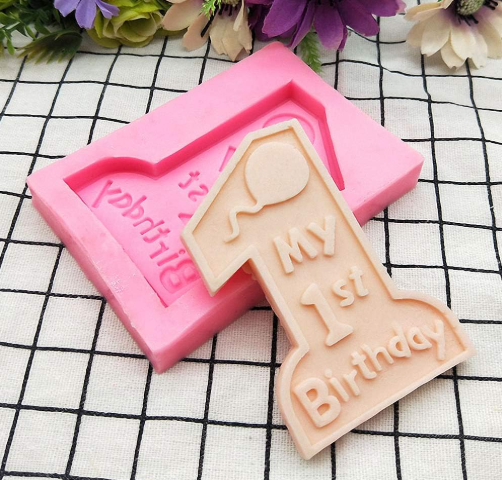 1 Number Fondant Mould