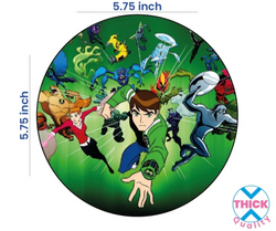 Tastycraft (Ben 10)  theme Edible Precut Wafer sheet (EWC-105)