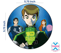 Tastycraft (Ben 10) theme Edible Precit Waffer sheet (EWC-106)