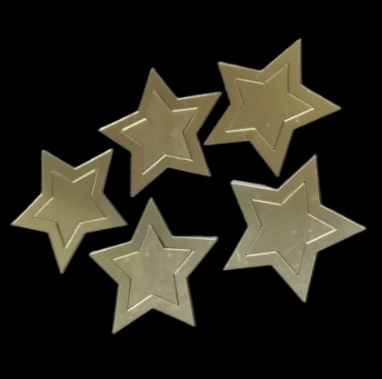 Acrylic Star In Out Topper set of 10