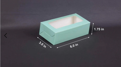 2 pc Brownie Box Mint Colour (Pack of 10)