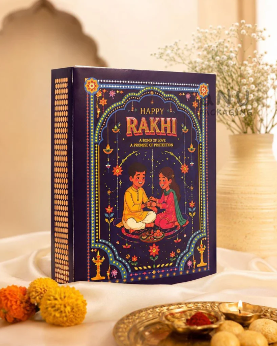 Rakhi Match Box pack of 10 Size - 11x8x3 inch