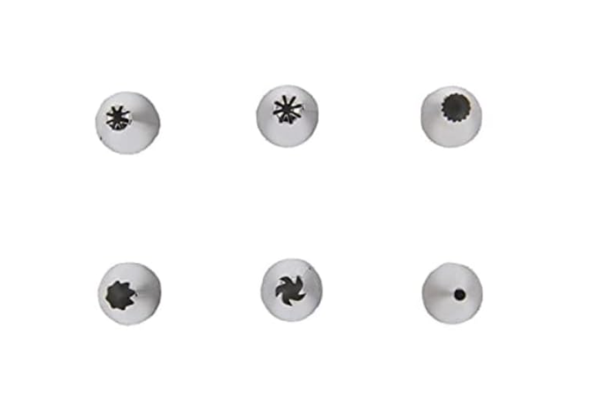 Cake decorating nozzle set of 6
