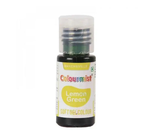 Bakersville colourmist Lemon Green Soft Gel Colour 20gm