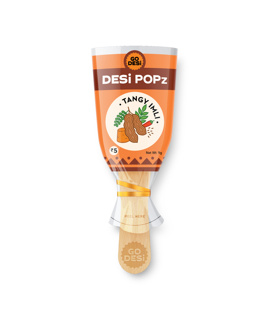 Go desi Tangy Imli Popz 100% Natural pack of 5