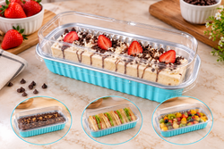 Sky Aluminum Foil Mini Loaf Baking Pans with Lids pack of 10 size- 6.5/1.2 inch