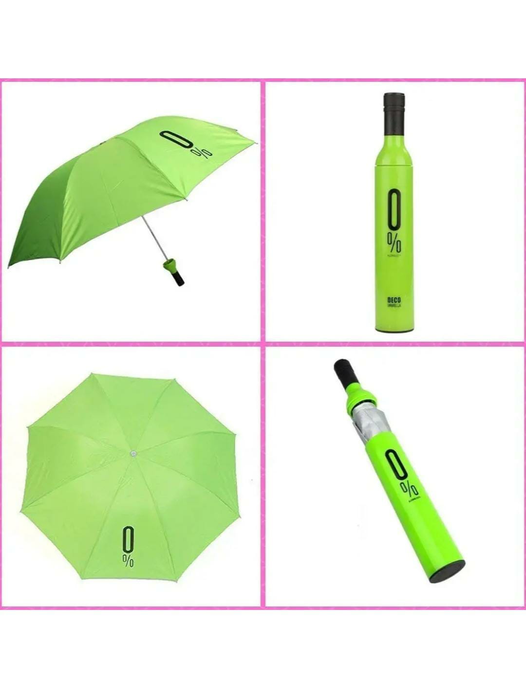 Folding Portable Bottle  Umbrella