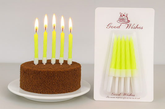 Small Spiral Birthday Candle Pack Of 10