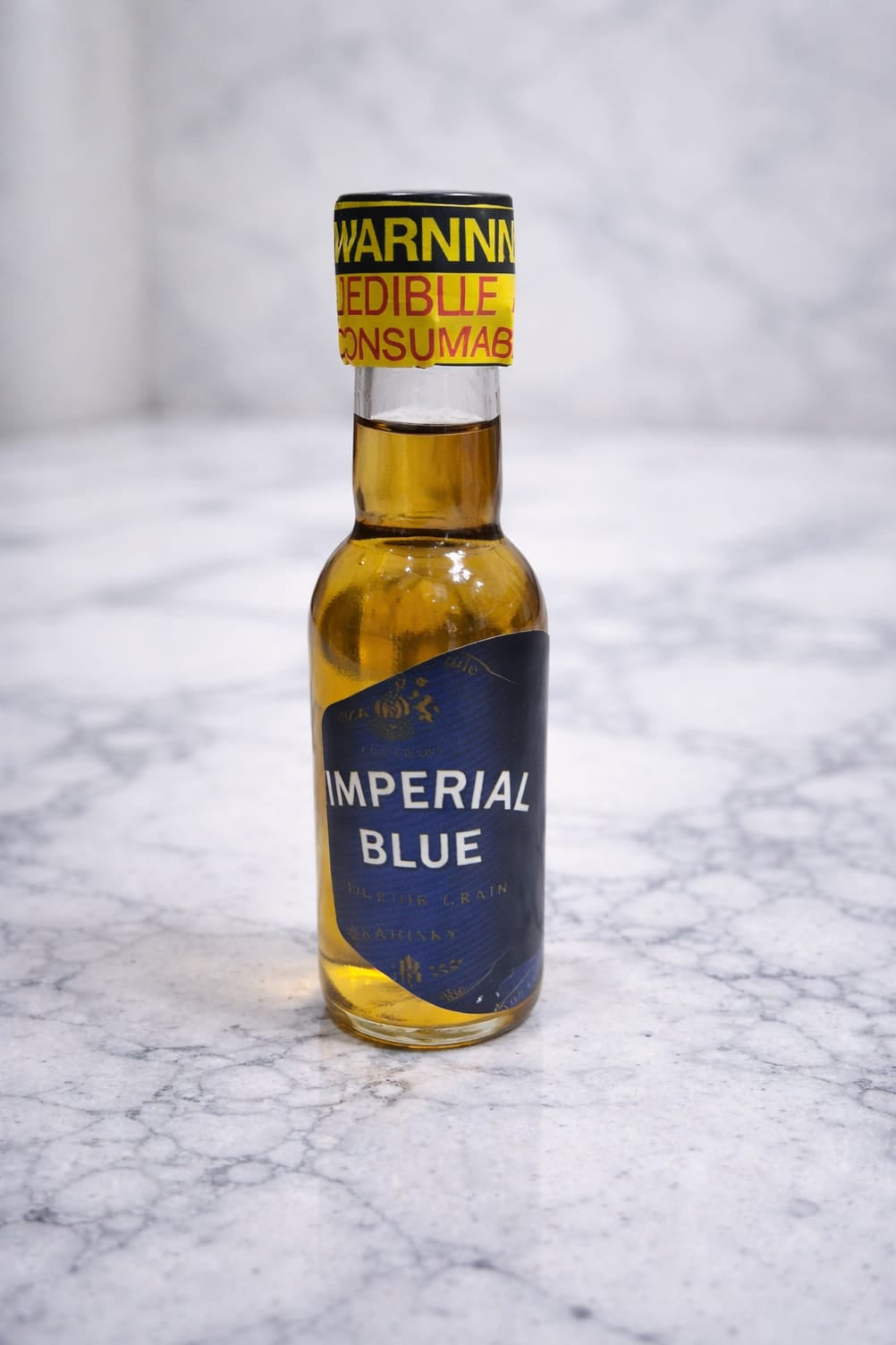 Imperial Blue Miniature Bottle for Cake Decoration