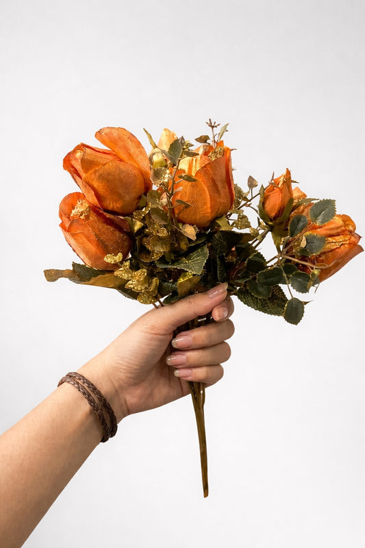 glitter Artificial Flower bouquet
