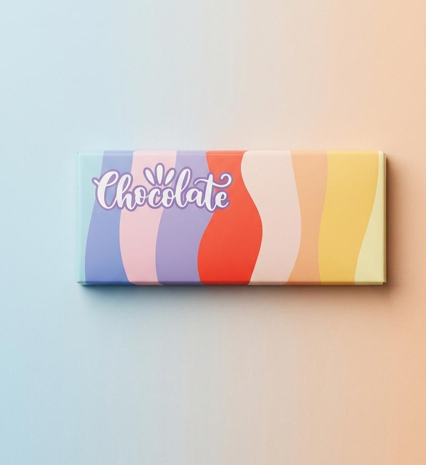 Chocolate Bar Box Pack Of 10 Size - 6.5x2.75x0.45 inch code - 1635A