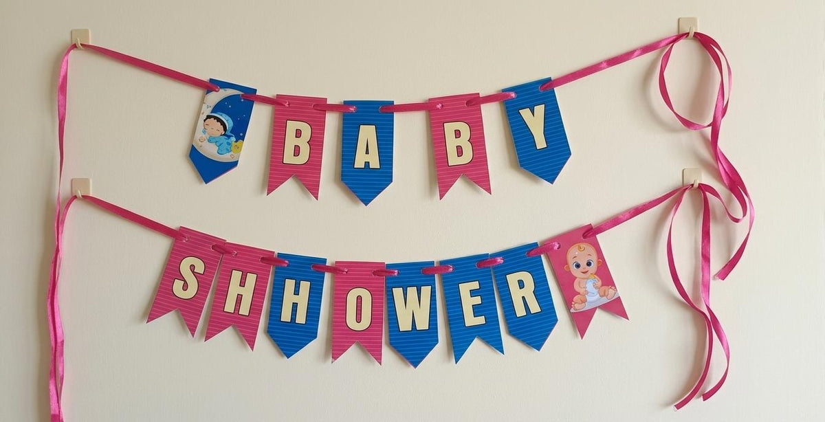Baby Shower Hanging Banner