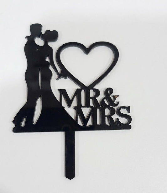 Mr & Mrs Couple topper pack of 5 size -3 inch