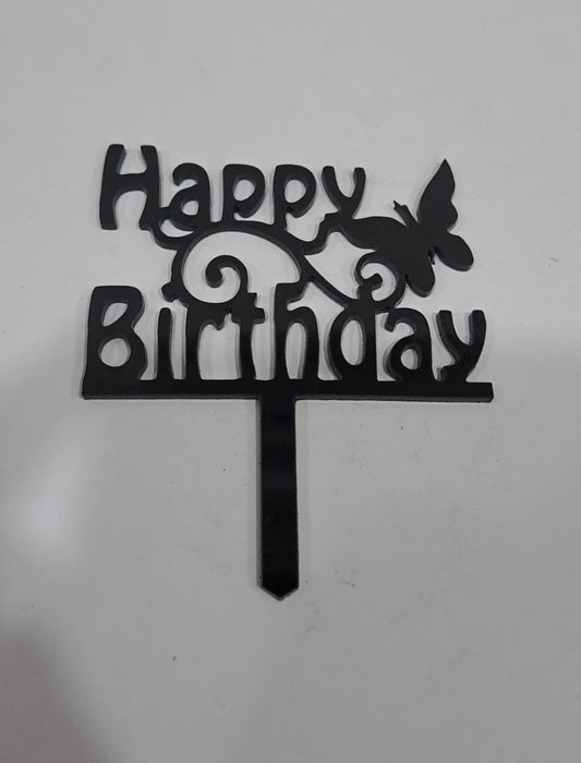Happy Birthday Topper pack of 5 size - 3 inch
