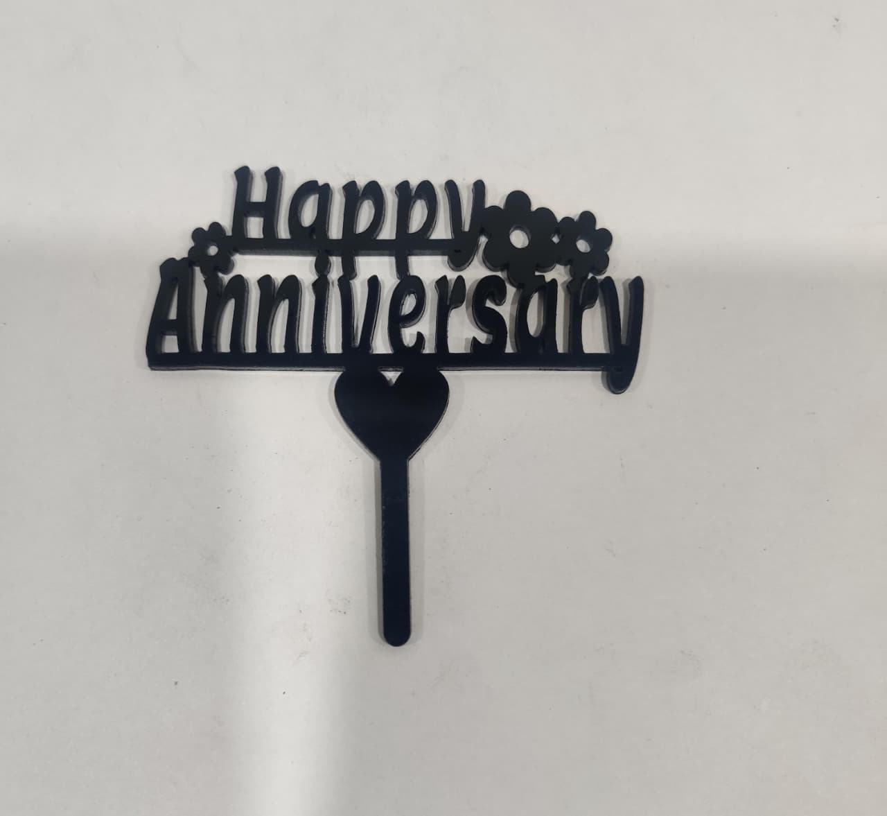 Happy anniversary Topper size -3 inch