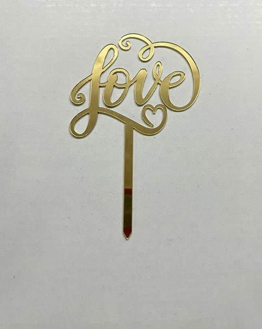love topper size -3 inch