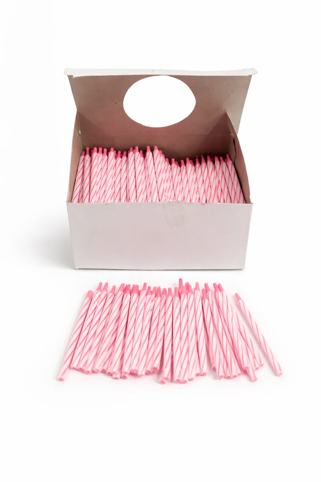 Pink Twisty birthday Candle (Approx - 350)