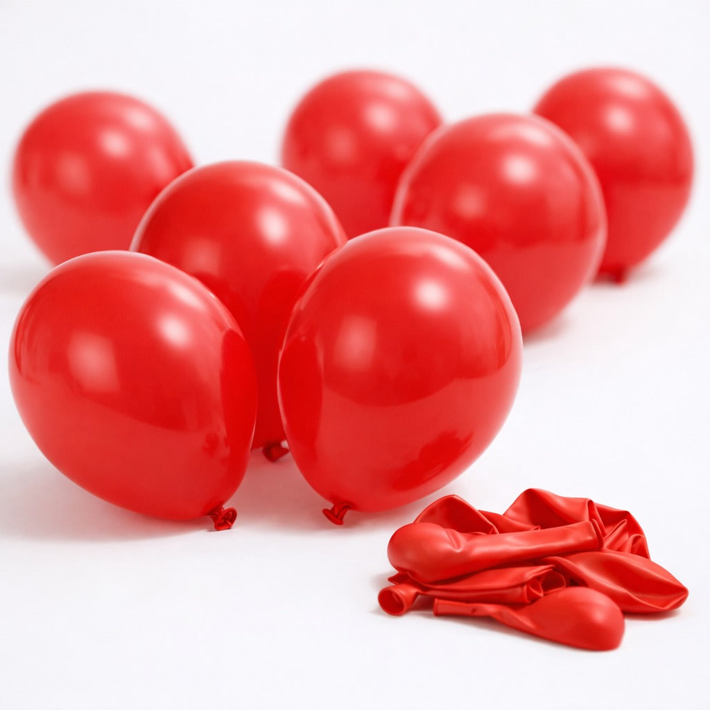 Red metallic Balloons (Pack Of 50)