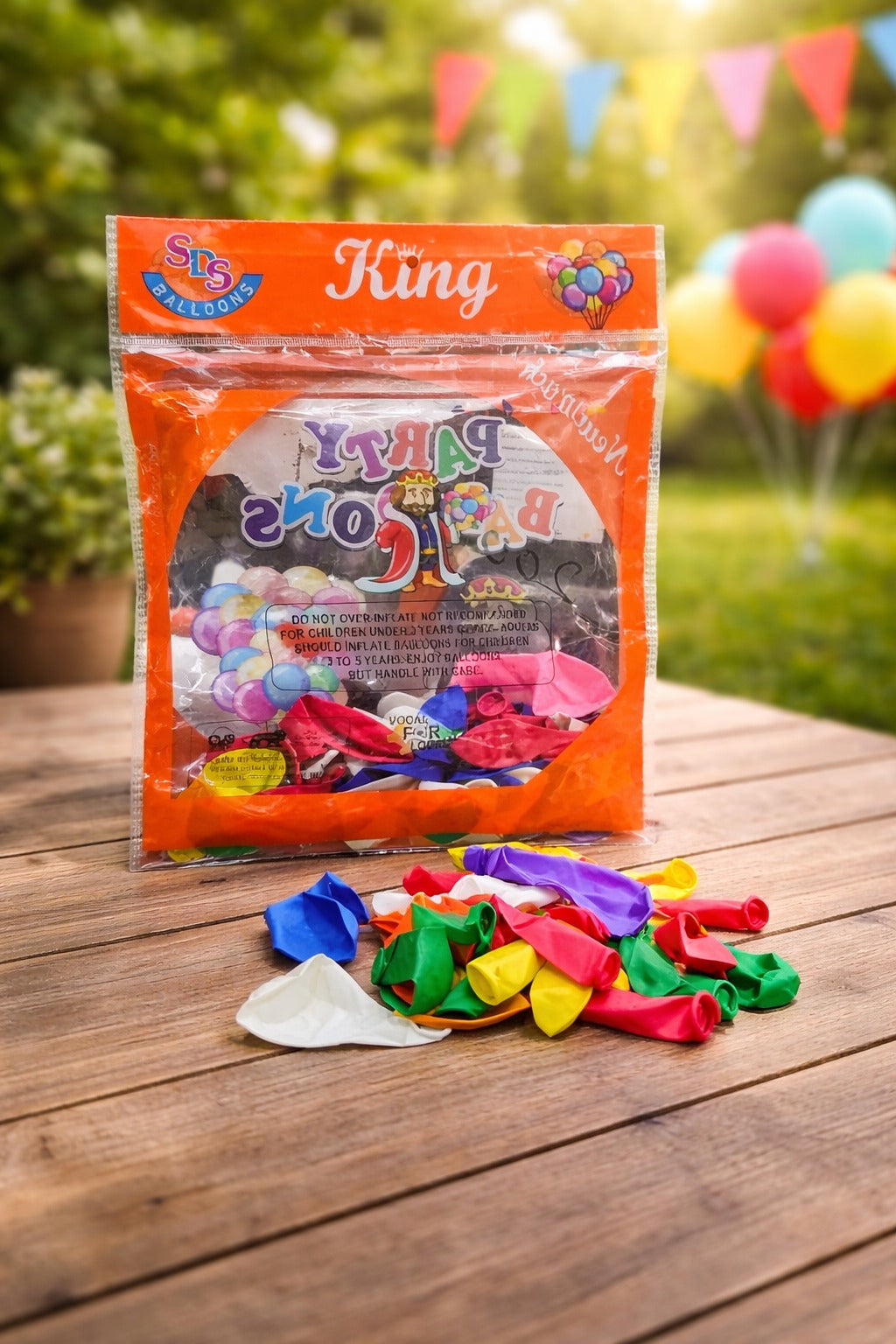 Multicoloured balloons (pack of 50)