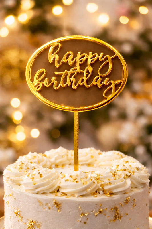 Economic birthday Acrylic  topper