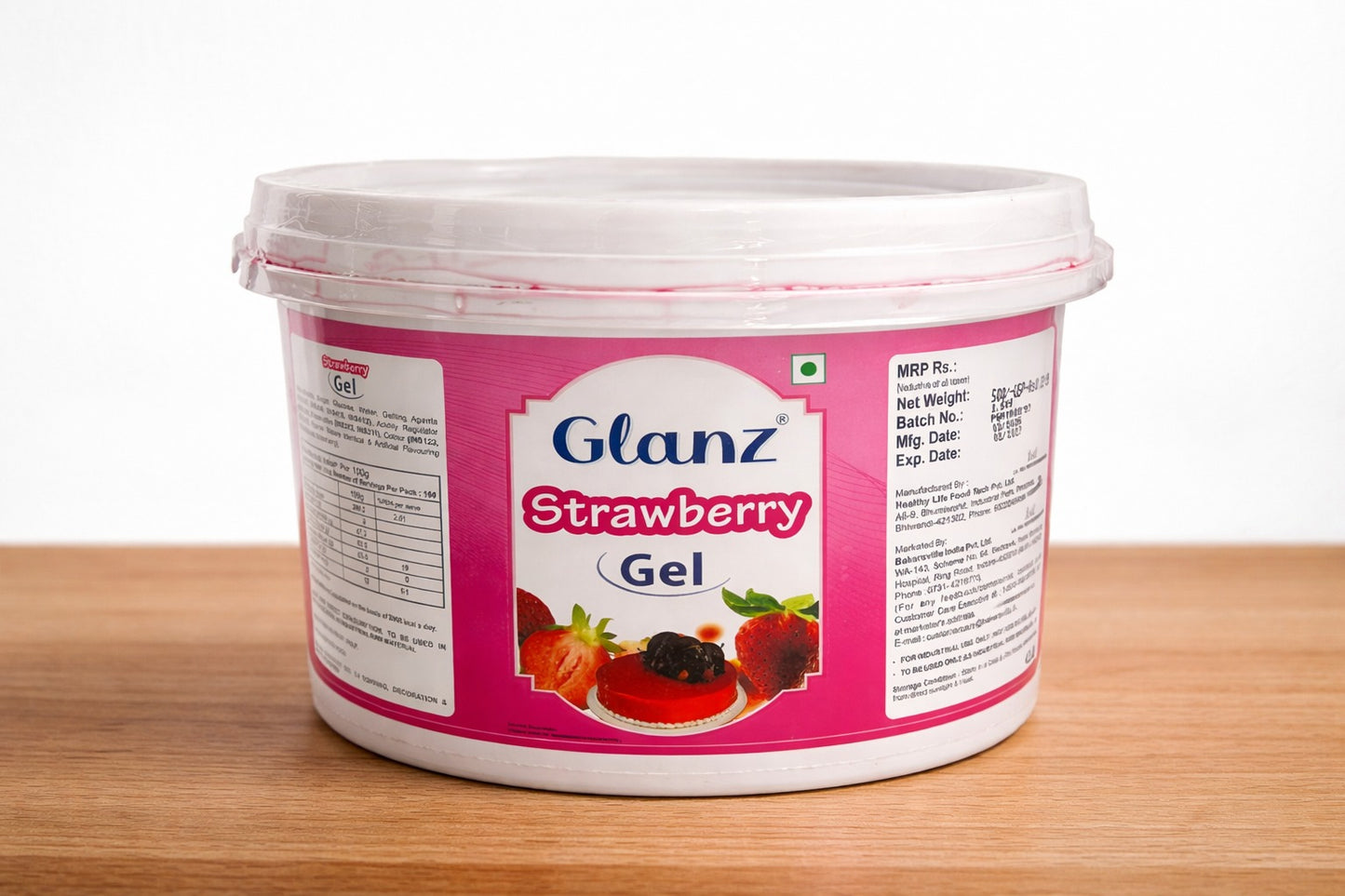 Bakersville Glanz Strawberry gel 2.5 kg