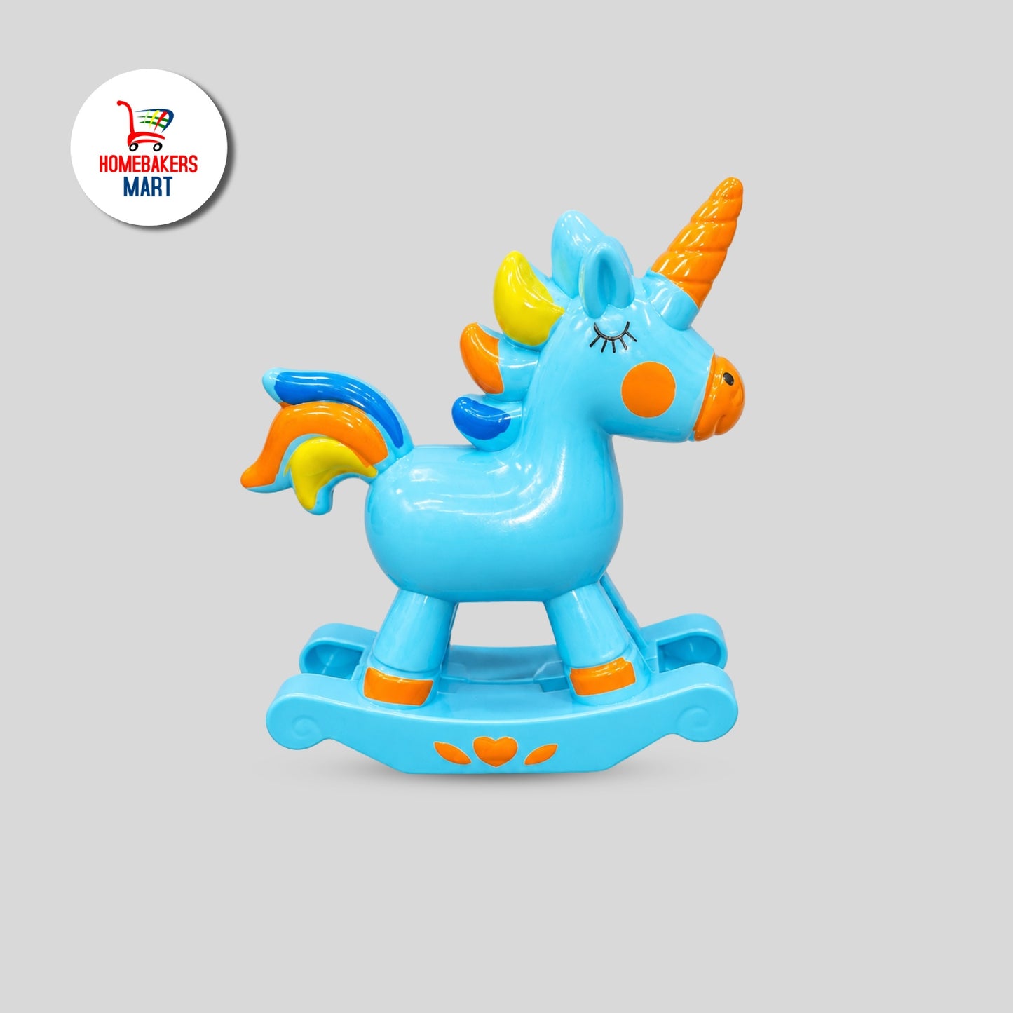 Magic Blue Unicorn Rocking Horse