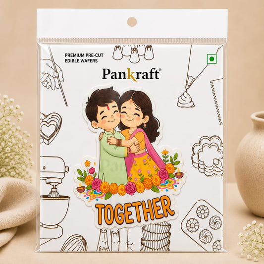 Pankraft Together Brother Sister Edible Wafer Topper