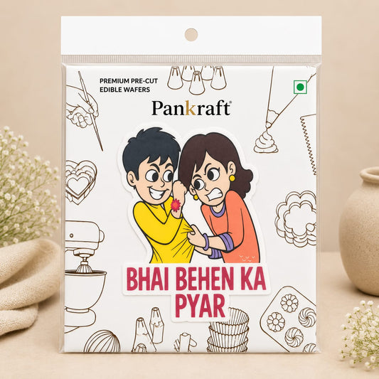 PanKraft Bhai Behen Ka Pyar Rakhi Edible Wafer