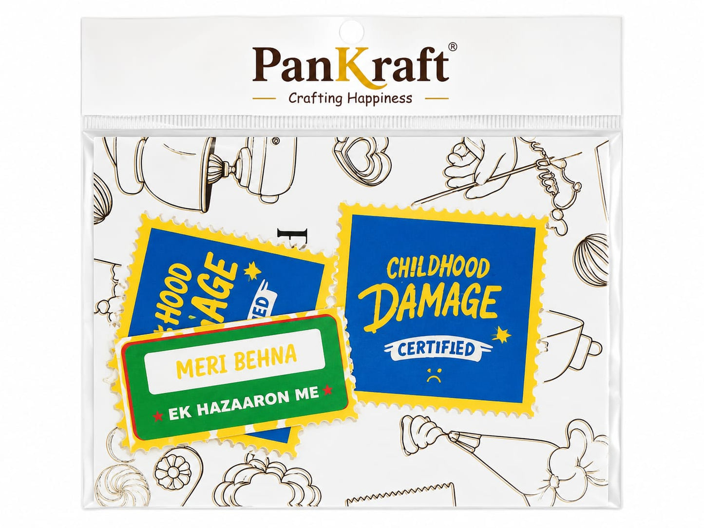 PanKraft Rakhi Funny Quotes Edible Wafer