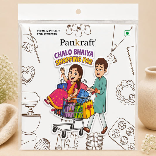 PanKraft Chalo Bhaiya Shopping Par Edible Wafer