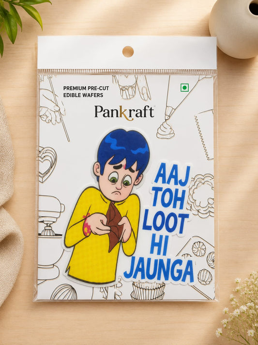 PanKraft Aaj Toh Loot Hi Jaunga Rakhi Edible Wafer