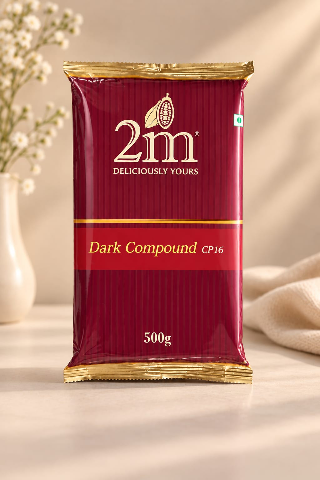 2M Dark Compound Chocolate CP16 - 500gm