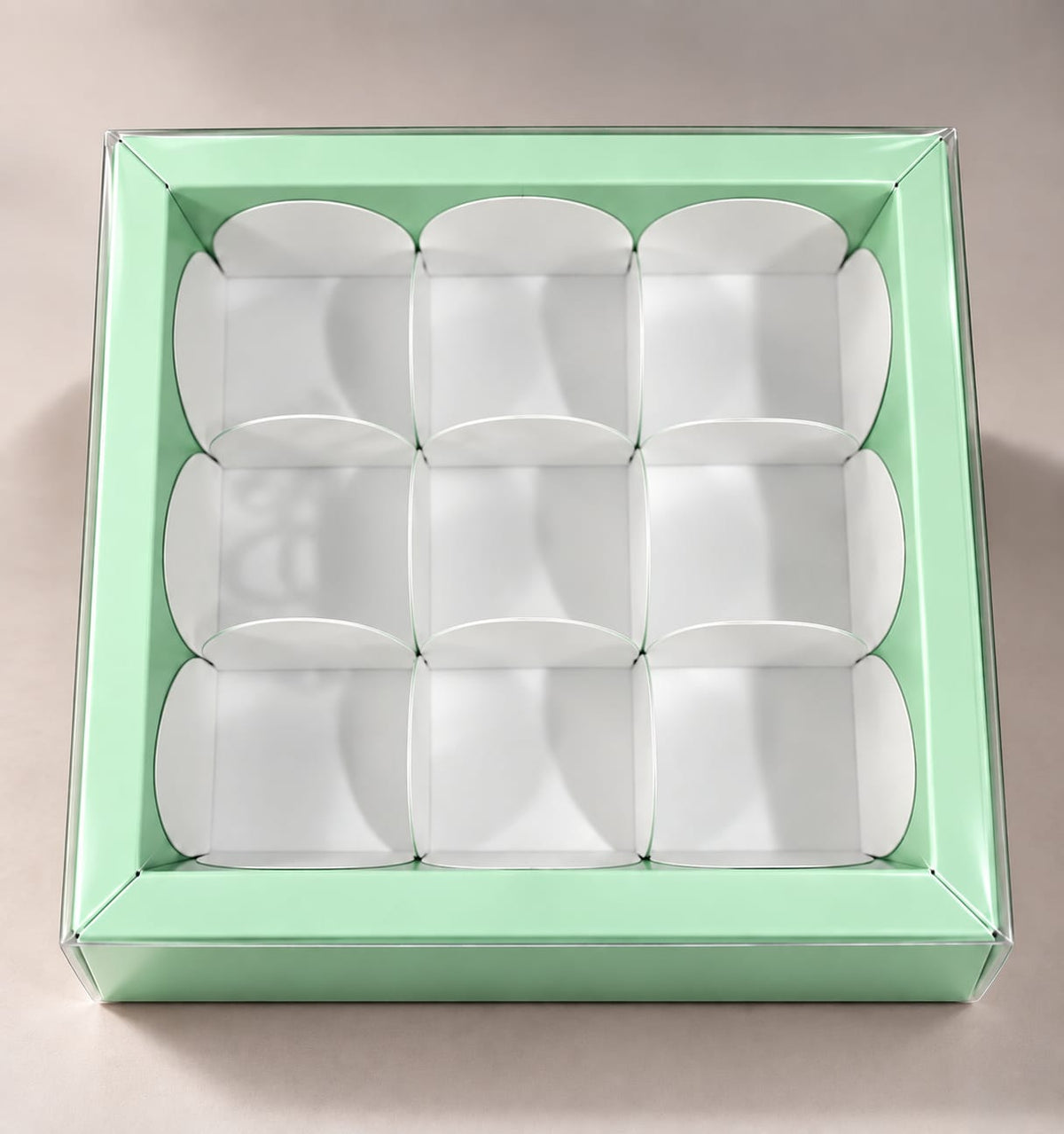 9 Cavity Green Box-pack of 10