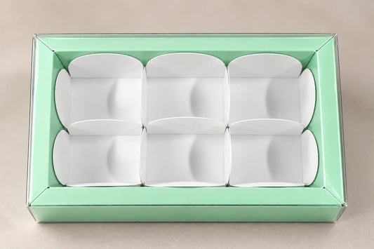 6 Cavity Green Box-pack of 10