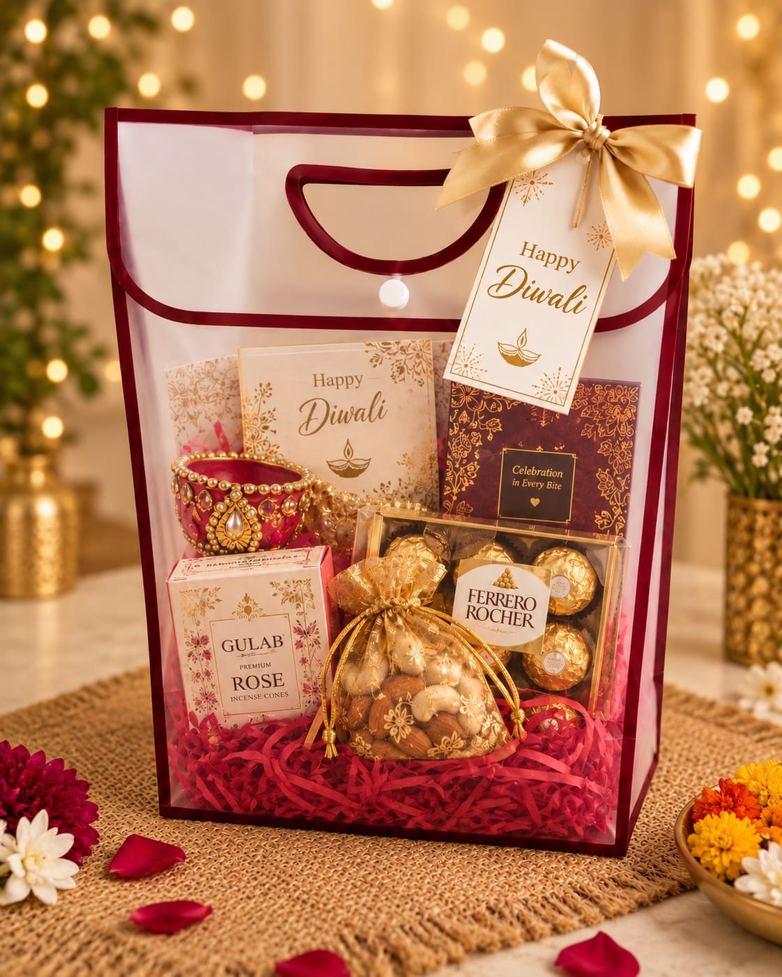 Rakhi Goodies Bag size 9.5x7