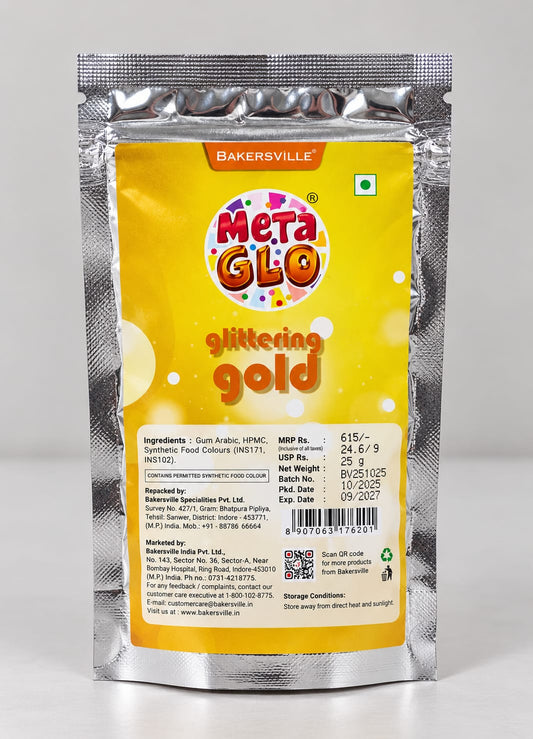 Bakersville Meta Glo Glittering Gold- 25gm