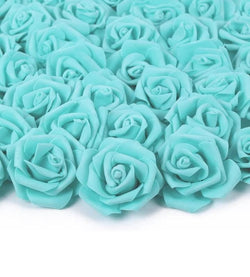 Torques Rose Foam Flower For Cake Decoration Pack of 100