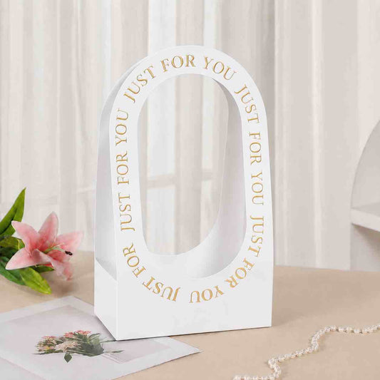 White Just For You Gift Bag Pack Of 5