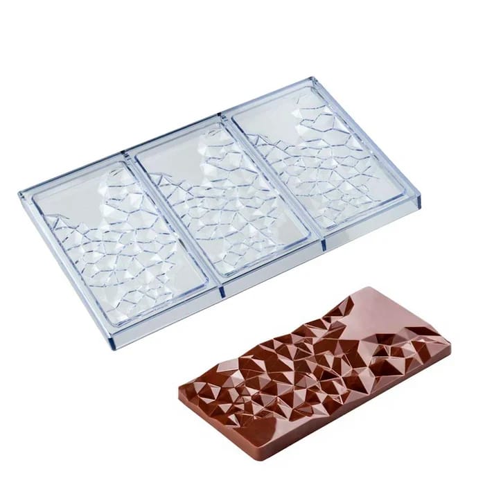 3 Cavity Geometric Design Polycarbonate Mould
