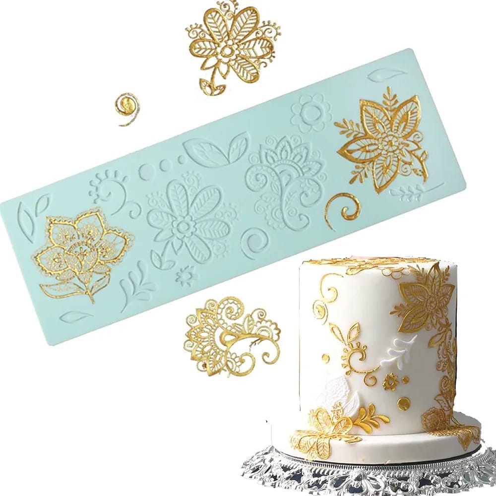Floral Silicone Fondant Mold