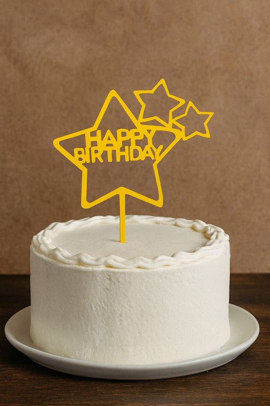 Economic Happy Birthday Cake Topper